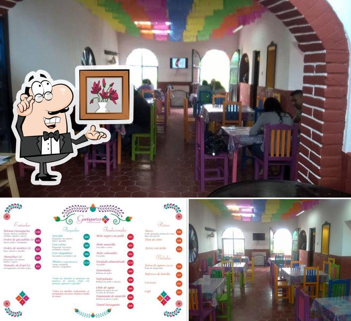 The interior of Guelaguetza Restaurante Oaxaqueño