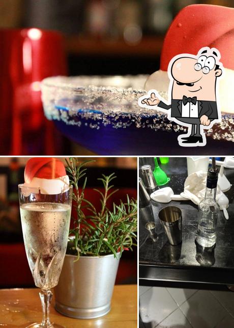 La interni e alcol del ristorante