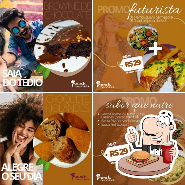 Consiga um hambúrguer no Mamma Veg Sta Maria