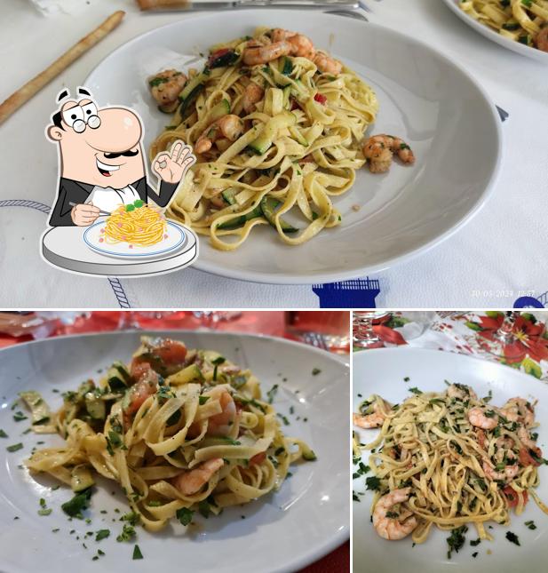 Spaghetti alla carbonara al Osteria del Porto