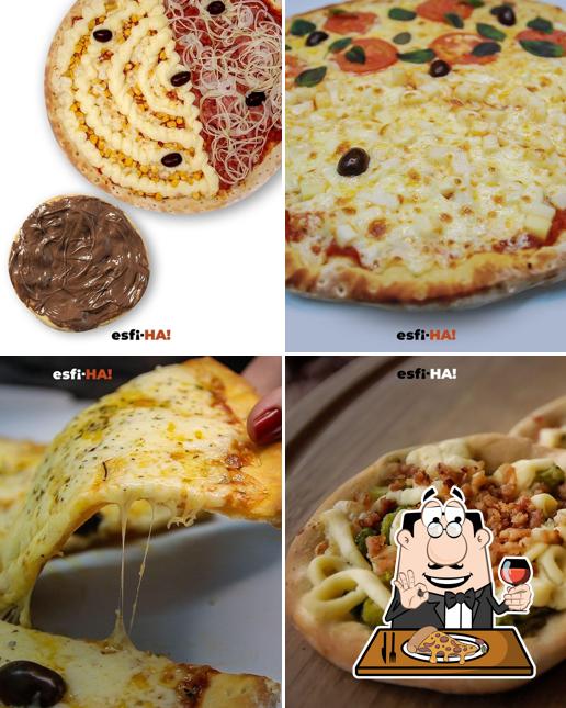 Escolha diferentes estilos de pizza