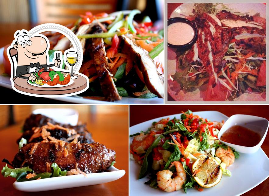 Try out seafood at Ocean Blue Caribbean Restaurant and Bar