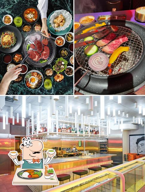 Voici l’image représentant la nourriture et intérieur sur Kim Kimchi Korean BBQ (Київ)