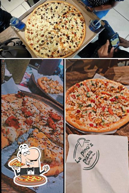 Pick pizza at La Pino'z Pizza Lajpat Nagar