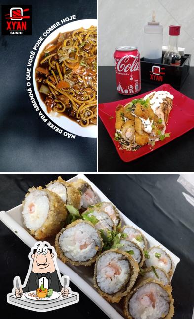Comida em XY'AN Culinária Japonesa e Chinesa