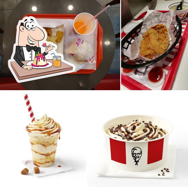 KFC Burgess Hill - Market Place Shopping Centre serves a variety of sweet dishes