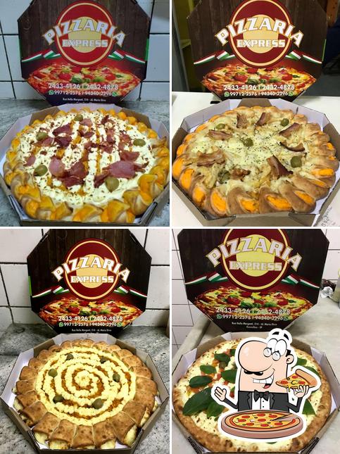 Peça diferentes estilos de pizza