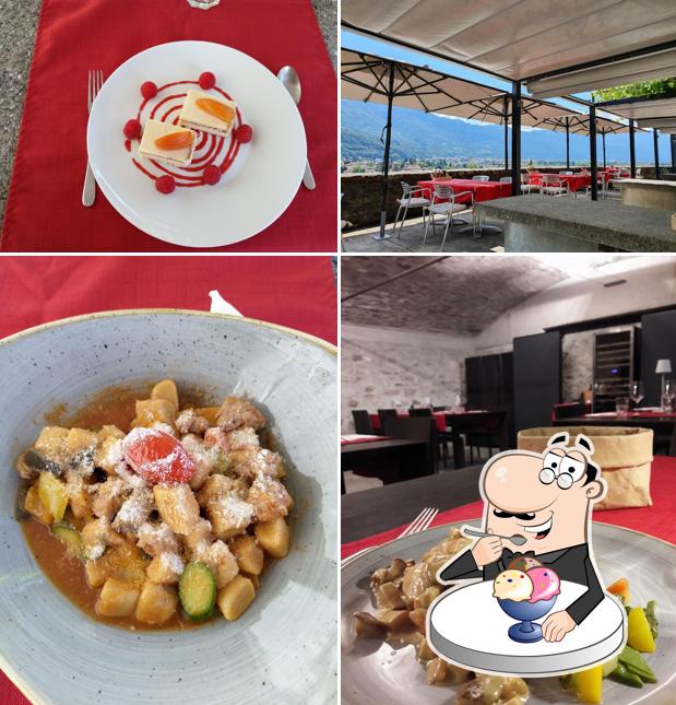 Ristorante Castelgrande serve un'ampia selezione di dessert