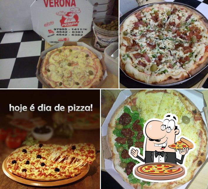 Experimente diferentes variedades de pizza