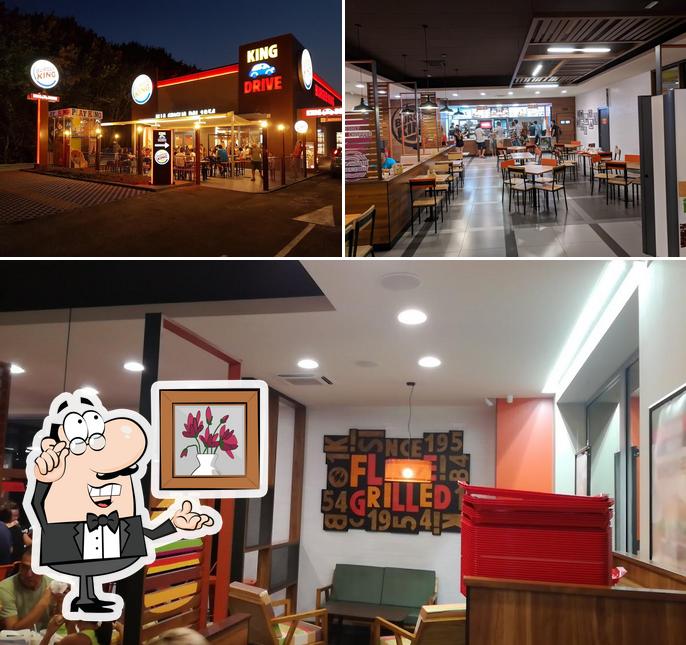 L’image de la intérieur et extérieur concernant Burger King