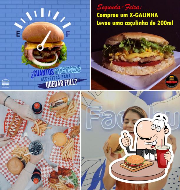 Hambúrguer em FaceBurguer