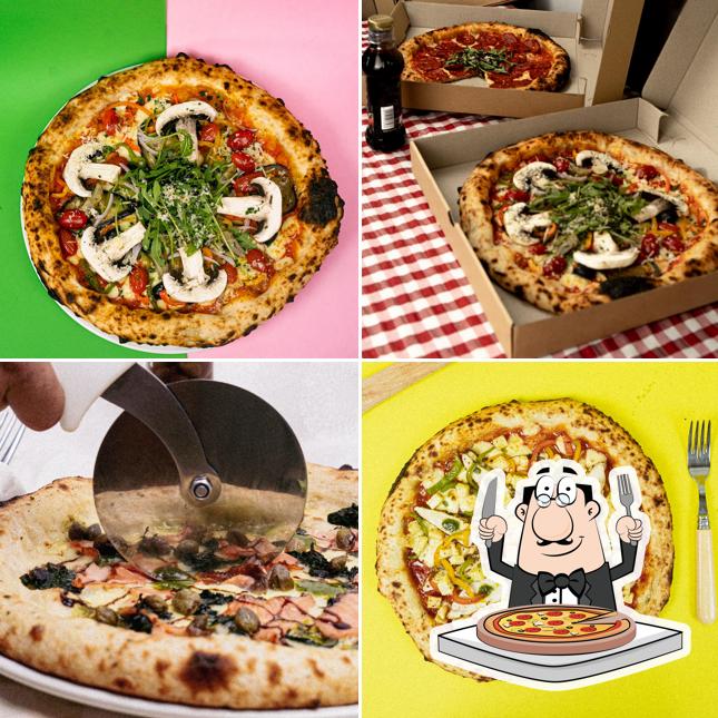 Essayez de nombreux genres de pizzas