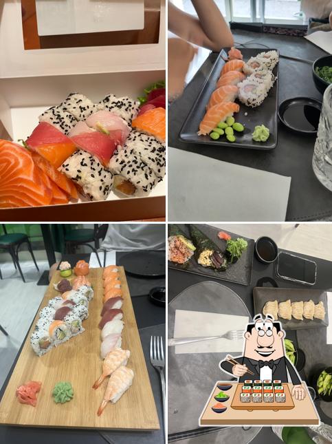 Ordina le varie opzioni di sushi