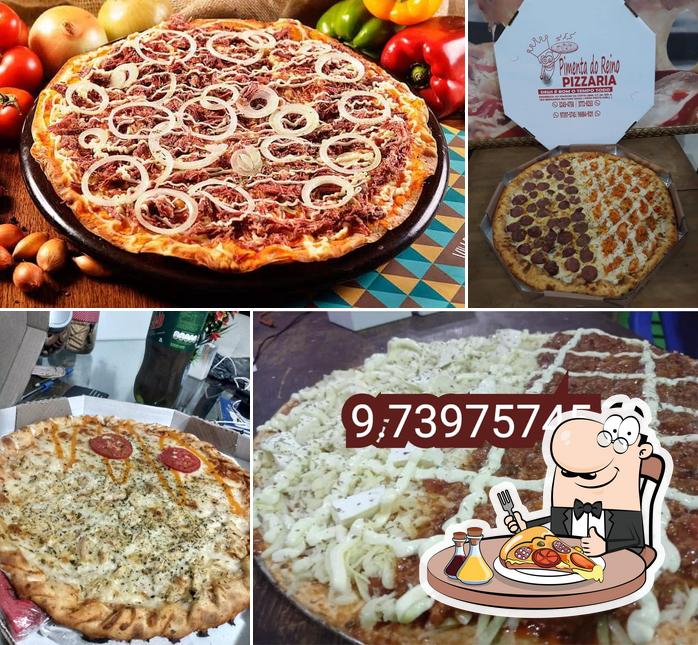 Peça pizza no Pimenta do reino pizzaria