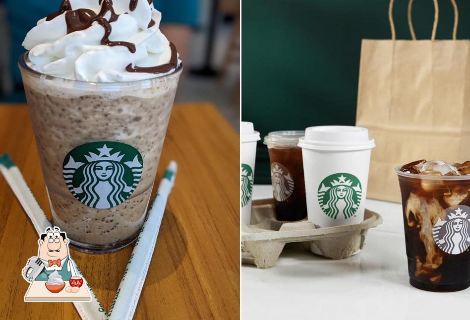 STARBUCKS COFFEE serves a range of desserts