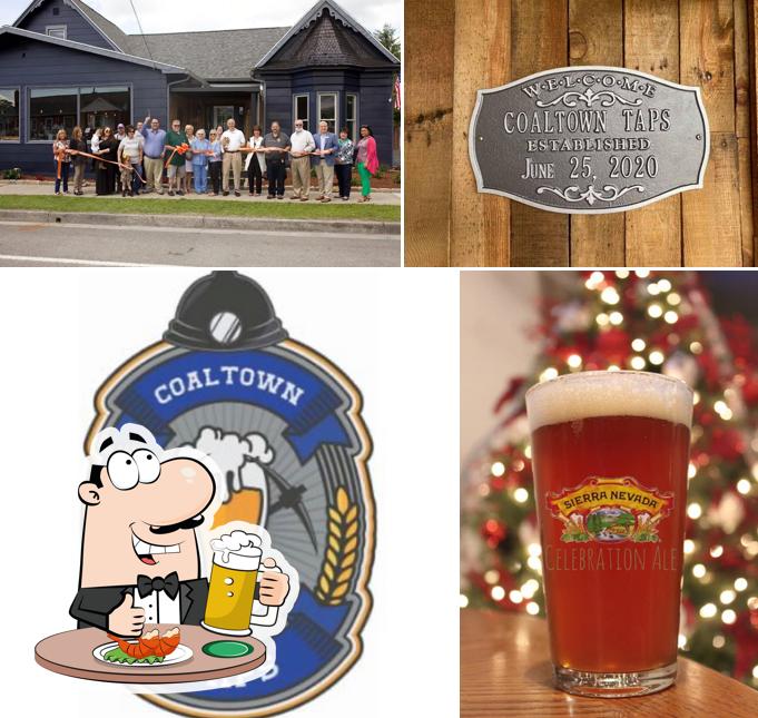Coaltown Taps serves a selection of beers