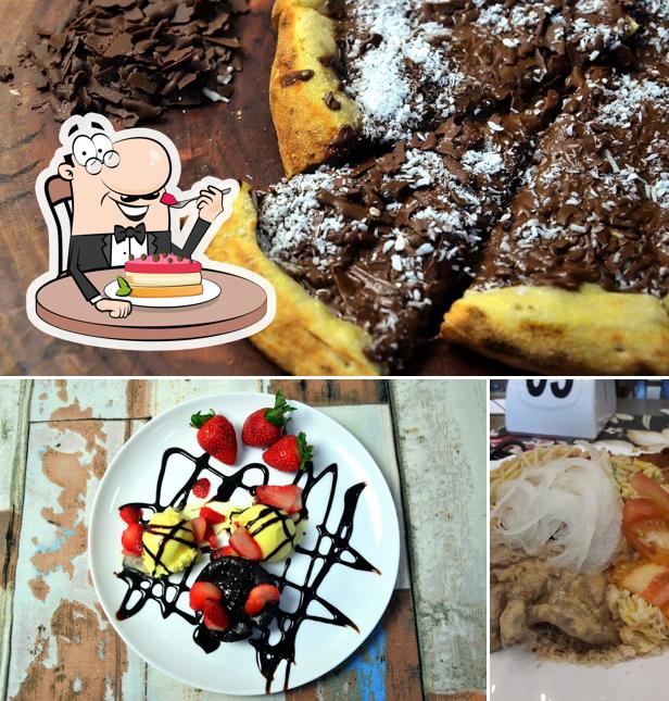 Donatello's Pizzas oferece uma escolha de pratos doces