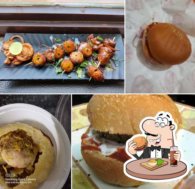 Try out a burger at Harish Bakery And Sweets