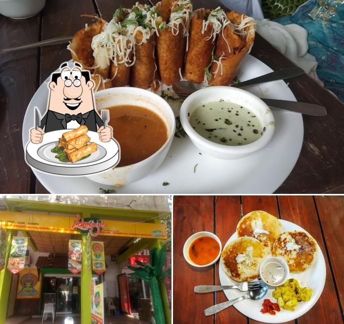 Spring rolls at Lokmanya's South Indian Cafe