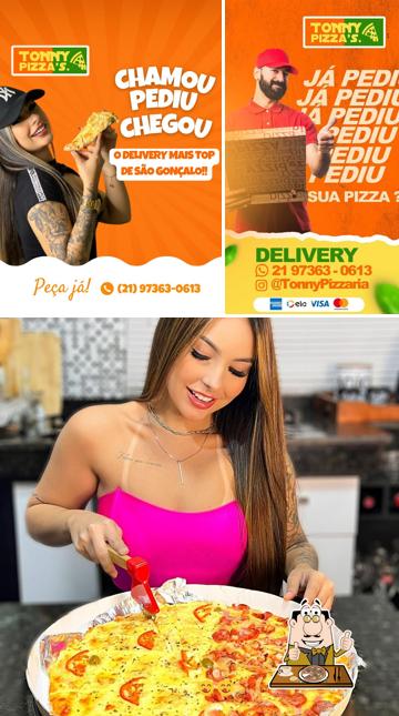 Experimente pizza no Tonny Pizza's