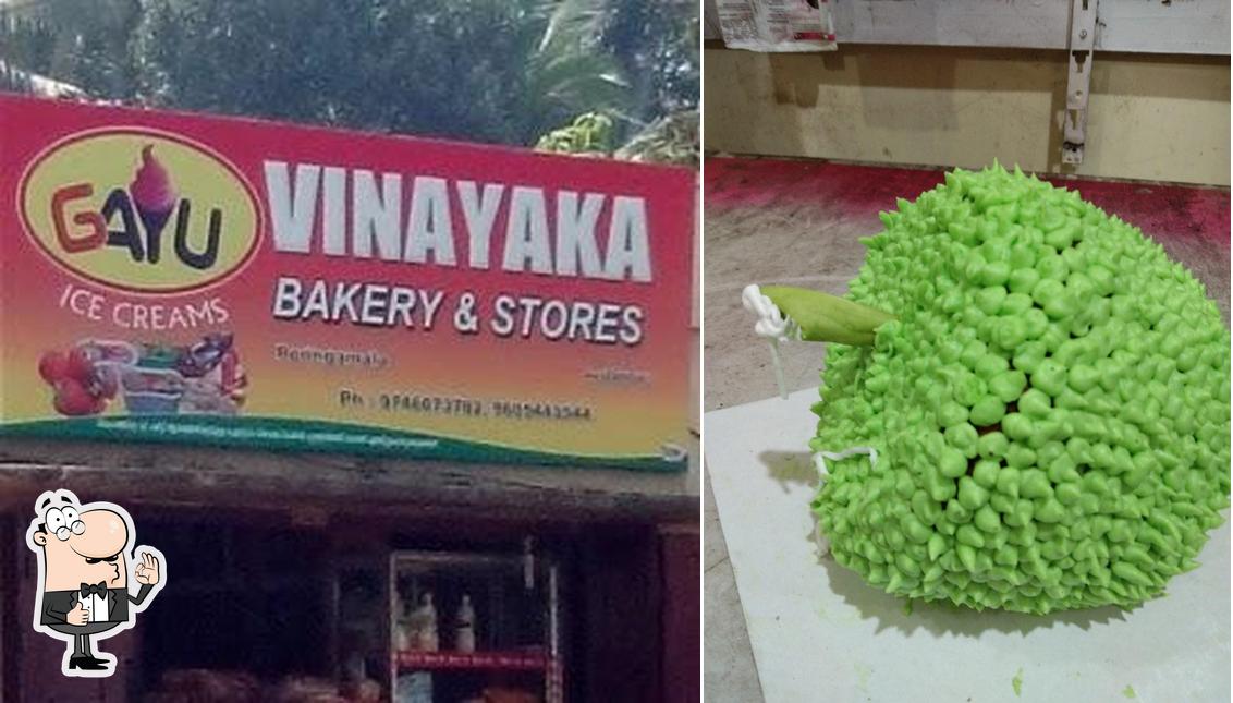 Look at the photo of Vinayaka Bakery & Stores