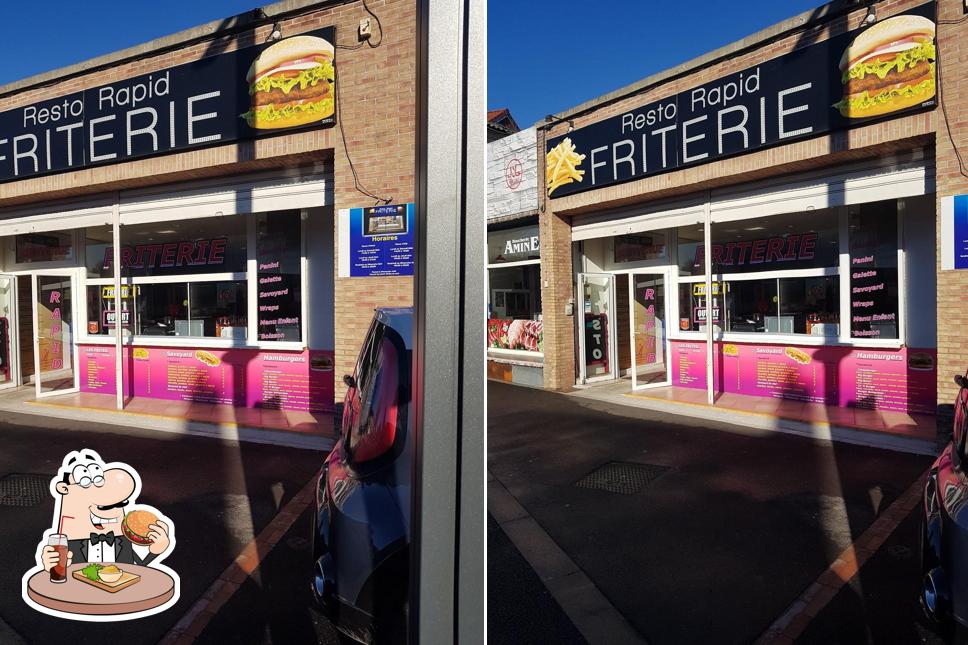 Les hamburgers de Resto Rapid Friterie will satisferont une grande variété de goûts