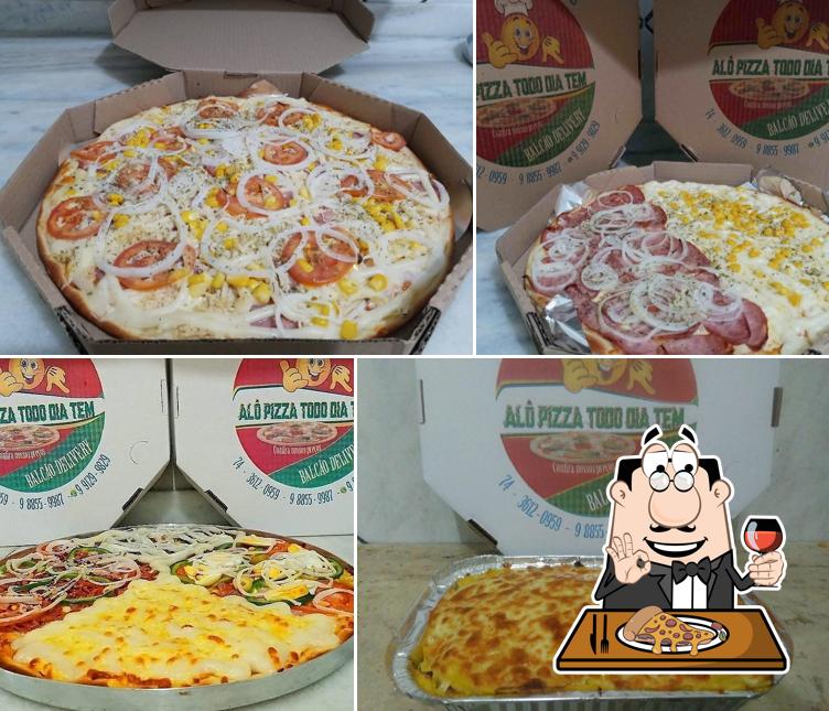 No Alô Pizza Todo Dia Tem, você pode conseguir pizza
