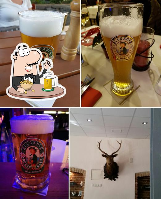 "Il Mio Gusto zum Hirsch" предлагает богатый выбор сортов пива