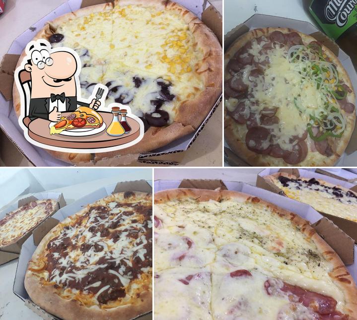 Consiga diferentes variedades de pizza