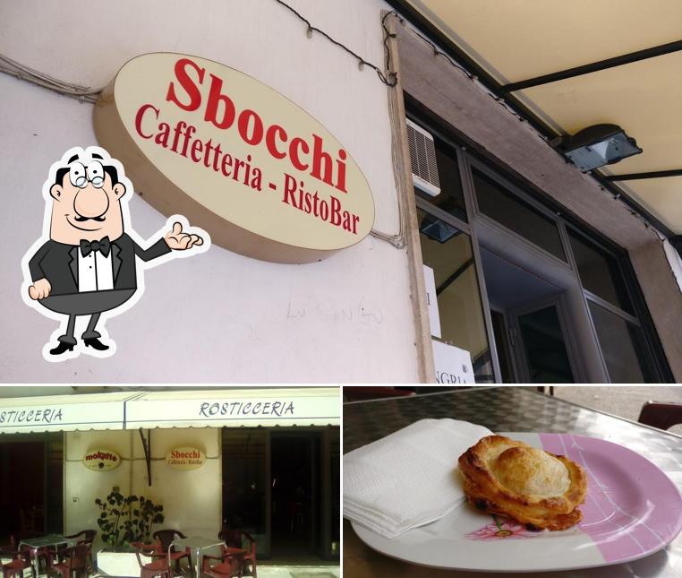 Gli interni di Sbocchi caffetteria bar rosticceria