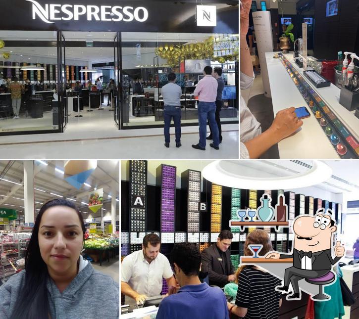 O interior do Boutique Nespresso Shopping Eldorado