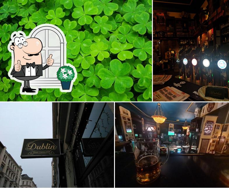 Jetez un coup d’œil à quoi ressemble Dublin Irish Pub à l'extérieur