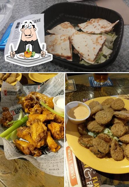 Food at Hurricane Grill & Wings-Syosset