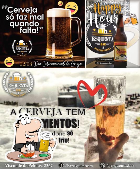 Peça uma tulipa de cerveja leve ou escura