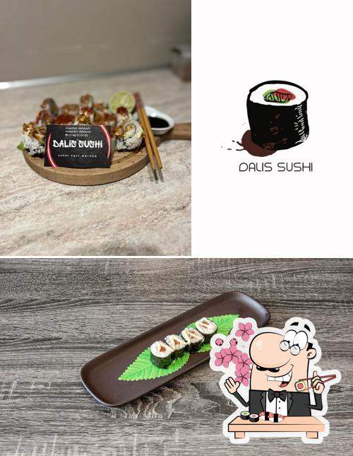 Commandez de nombreuses options de sushi