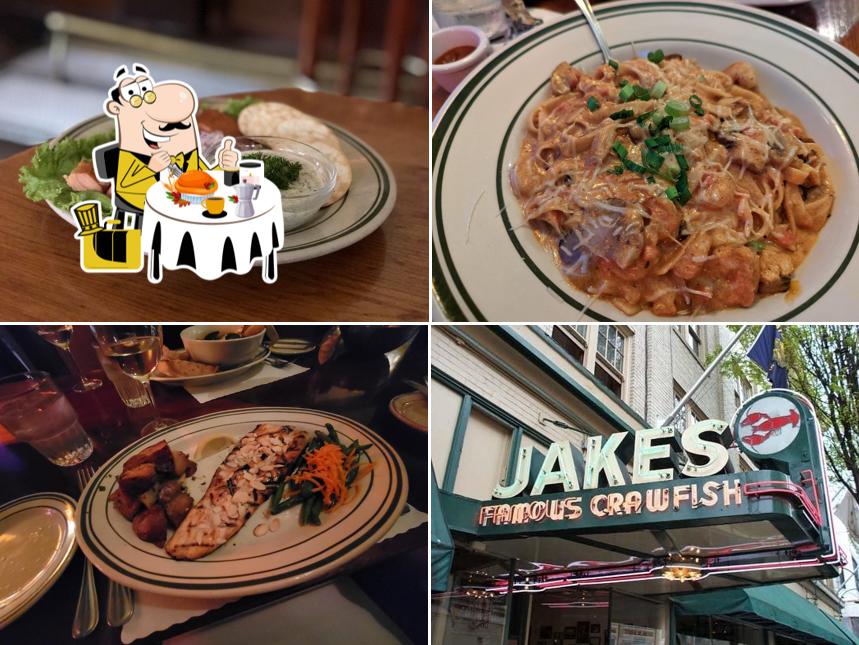 Блюда в "Jake's Famous Crawfish"