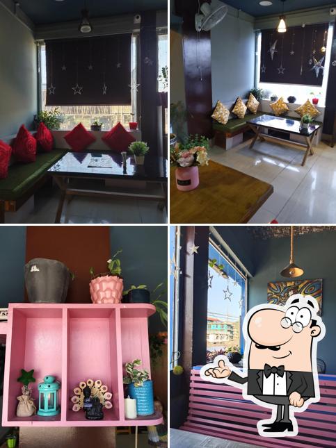 The interior of Mirage Cafe