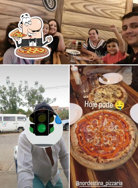 Peça pizza no Nordestina Pizzaria