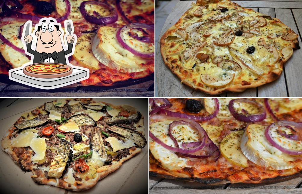 A Au Four à Bois, vous pouvez profiter des pizzas