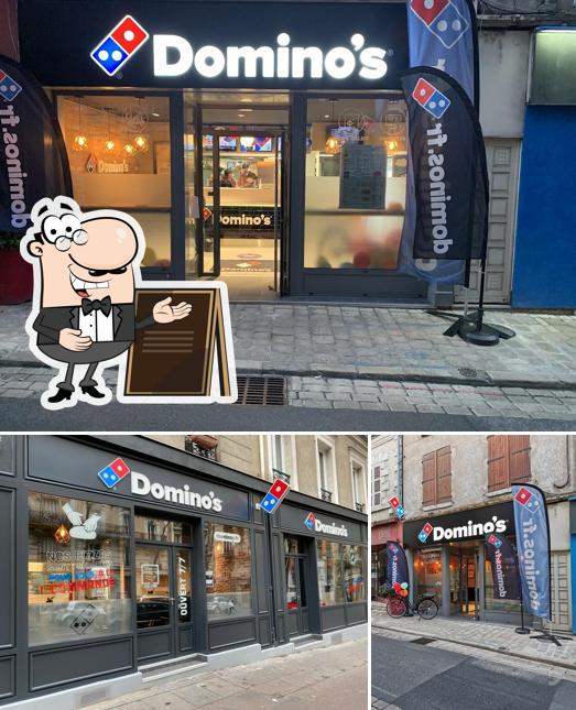 The exterior of Domino's Pizza Romorantin