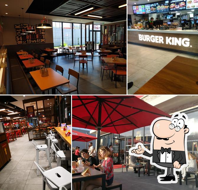 L'intérieur de Burger King