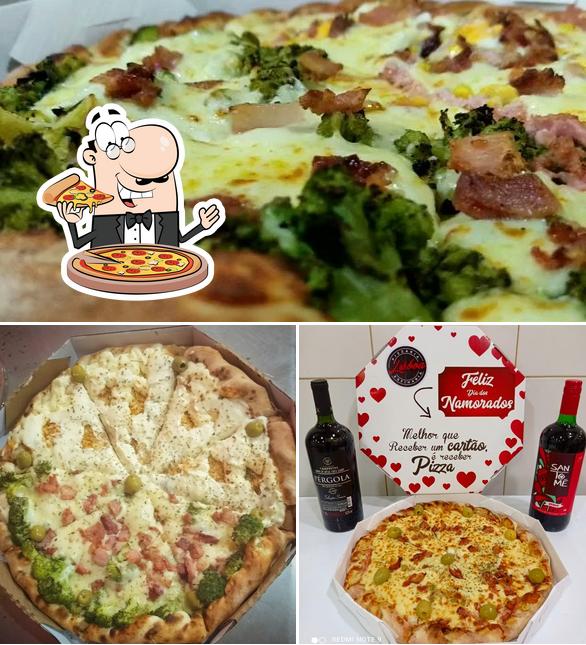 Peça diversos tipos de pizza