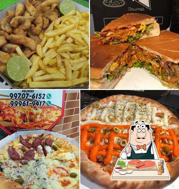 Peixe e fritas em Ponto da Pizza Gourmet