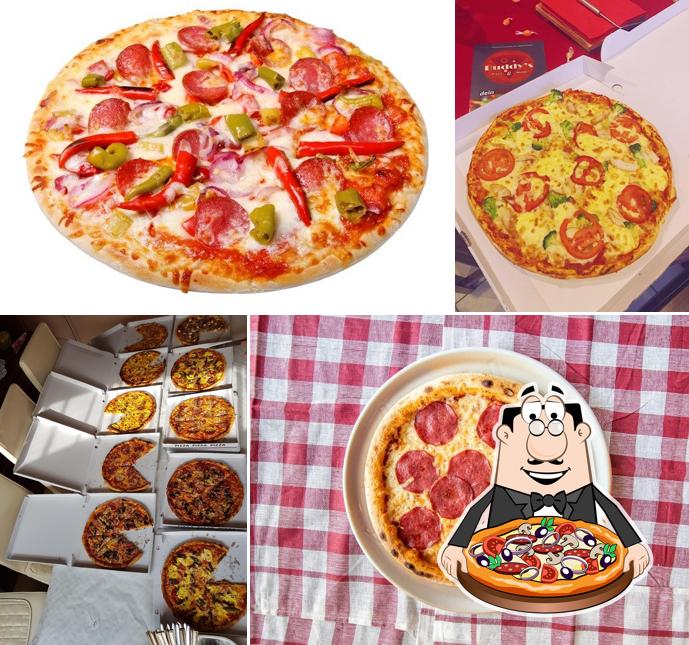 Prenez différents genres de pizzas