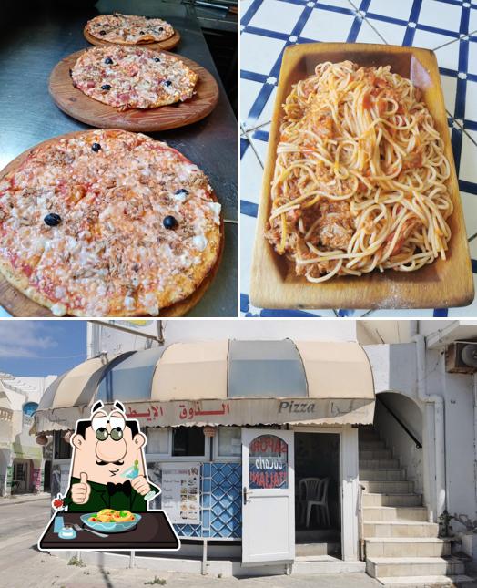 Еда в "بيتزا الذوق الرفيع Pizza A L'italienne"