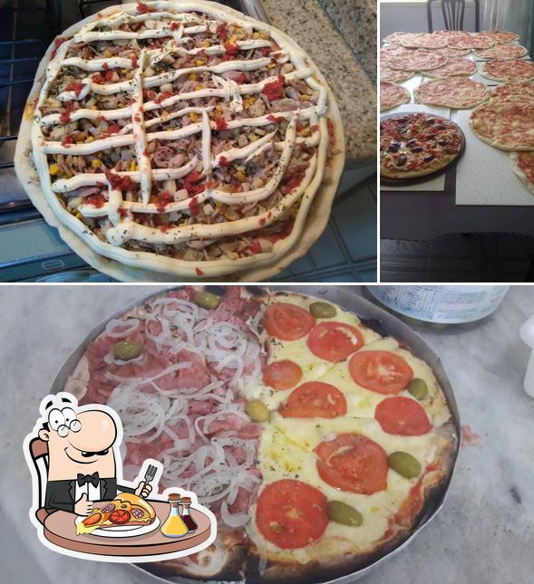 Consiga pizza no Nova Rio Paiva Padaria