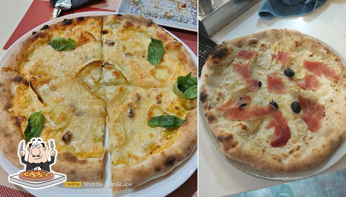 En La Trappola, puedes degustar una pizza