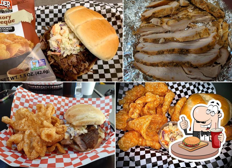 Try out a burger at T's BBQ Voted “Best BBQ”