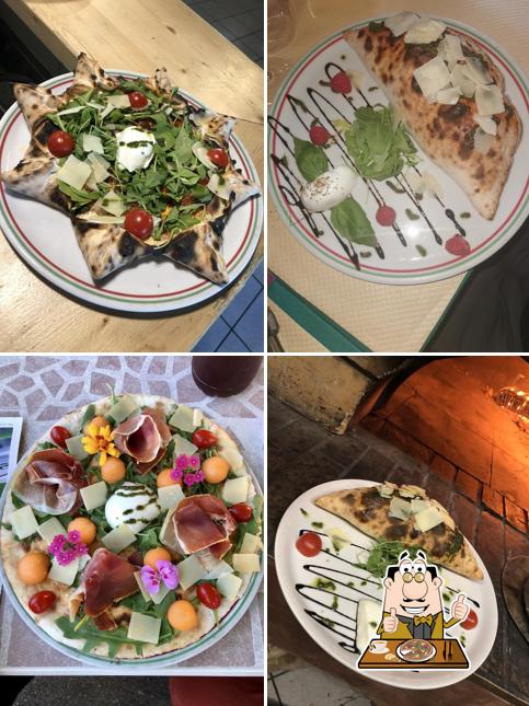 Try out pizza at La Coriandre