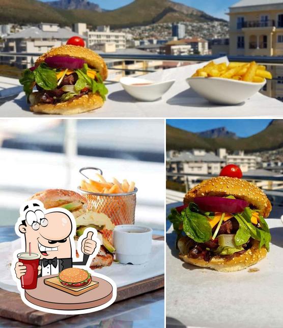 Try out a burger at The Hyde Hotel
